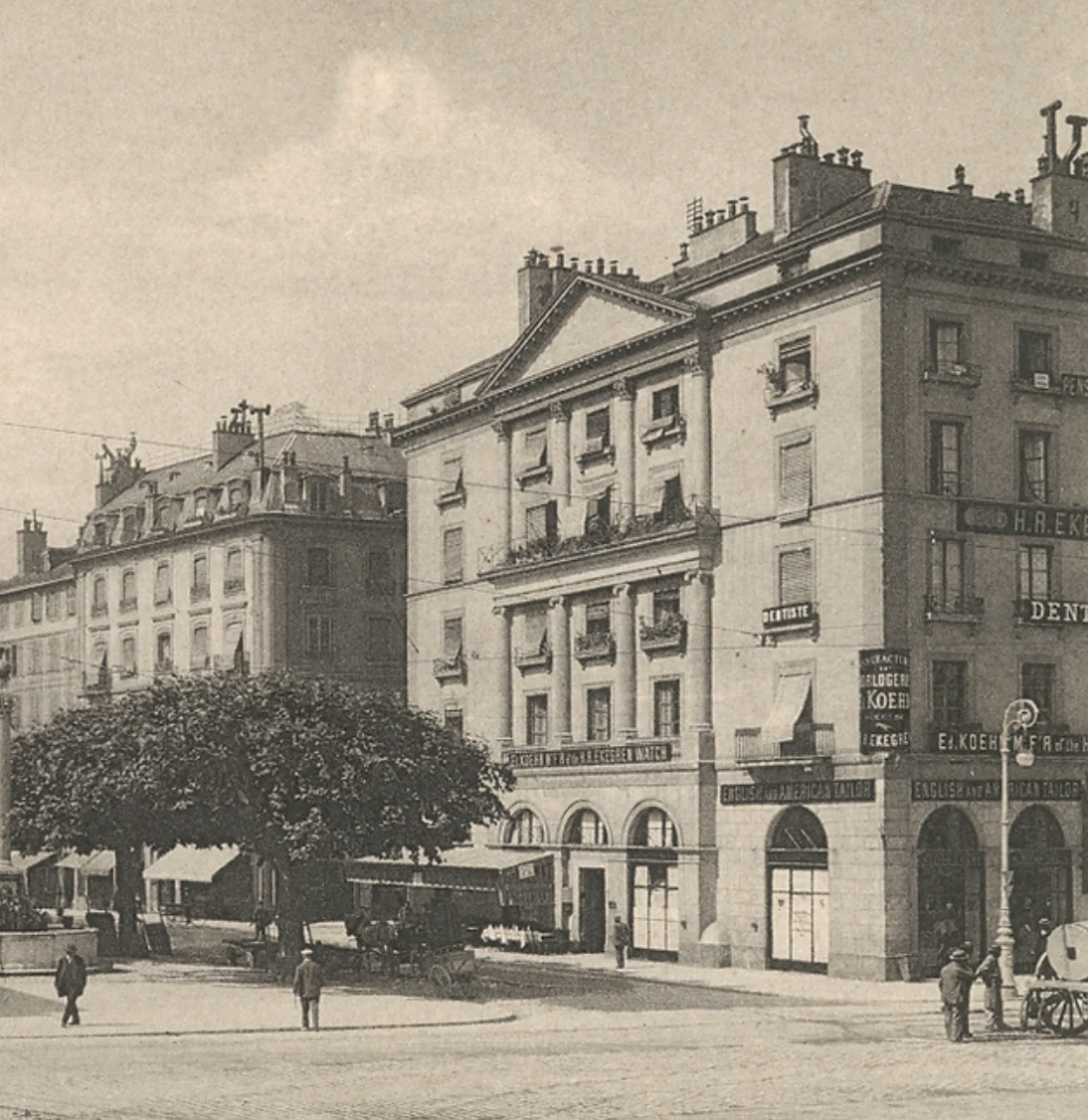 The Edouard Koehn maison in Geneva, early 1900s