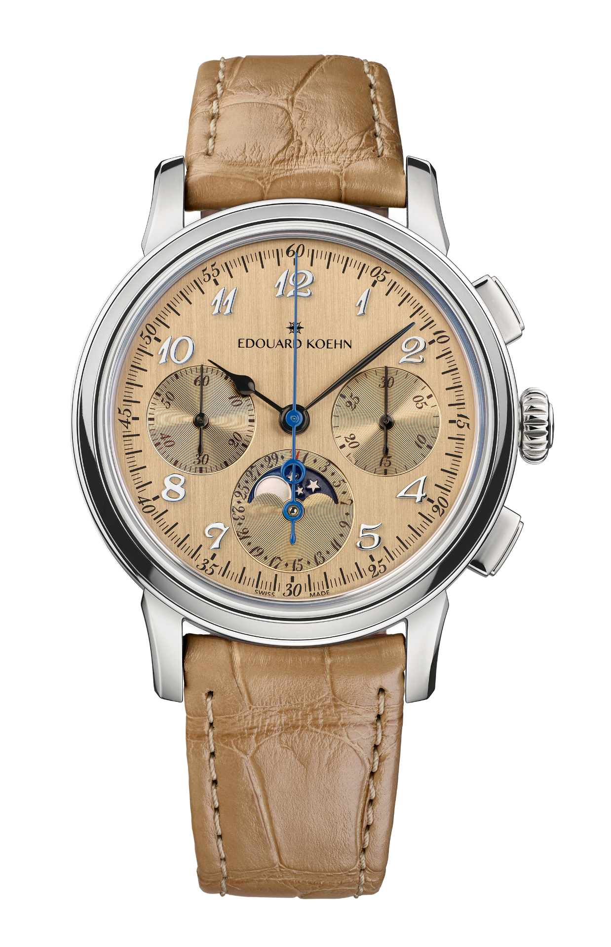 Legacy Moonphase Chronograph — Gradient Blue dial with moonphase complication